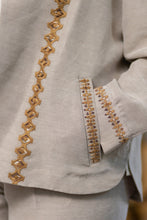 Load image into Gallery viewer, Beige Geometric Short Jacket- Pre Order