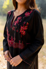 Load image into Gallery viewer, Black Phulkari Shirt