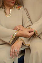 Load image into Gallery viewer, Beige Panni Embroidery Shirt