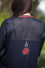 Load image into Gallery viewer, Blue Afghan Pocket Shirt