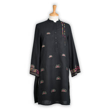 Load image into Gallery viewer, Black Afghan Motifs Shirt