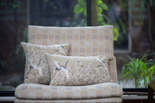 Load image into Gallery viewer, Square Bird Design with Beads Embellishment Cushion Cover