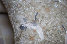 Load image into Gallery viewer, Square Bird Design with Beads Embellishment Cushion Cover