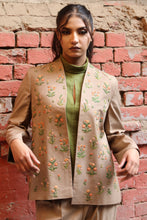 Load image into Gallery viewer, Peach Handmade Embroidery  Formal Wear suite Pre-Order
