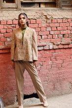 Load image into Gallery viewer, Peach Handmade Embroidery  Formal Wear suite Pre-Order
