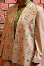 Load image into Gallery viewer, Peach Handmade Embroidery  Formal Wear suite Pre-Order
