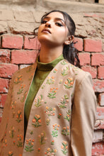 Load image into Gallery viewer, Peach Handmade Embroidery  Formal Wear suite Pre-Order
