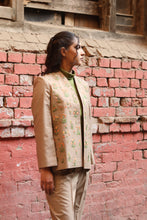 Load image into Gallery viewer, Peach Handmade Embroidery  Formal Wear suite Pre-Order
