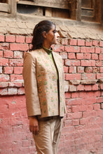 Load image into Gallery viewer, Peach Handmade Embroidery  Formal Wear suite Pre-Order

