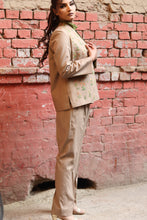 Load image into Gallery viewer, Peach Handmade Embroidery  Formal Wear suite Pre-Order
