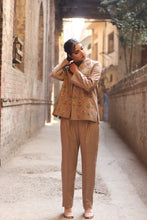 Load image into Gallery viewer, Peach Handmade Embroidery  Formal Wear suite Pre-Order

