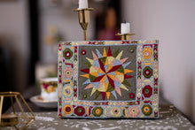Load image into Gallery viewer, Sindhi Mirror Green CLutch
