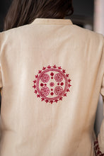 Load image into Gallery viewer, Guj Sindhi Beige Shirt
