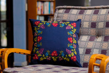 Load image into Gallery viewer, Afghan Border Square Cushion Cover
