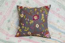 Load image into Gallery viewer, Turkish Floral Square Cushion
