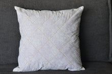 Load image into Gallery viewer, White and Yellow border Suzani cushion cover

