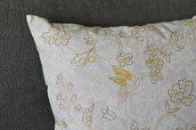 Load image into Gallery viewer, Yellow and White Suzani Square Cushion Cover
