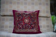Load image into Gallery viewer, Sindhi Thar Design Square Cushion Cover
