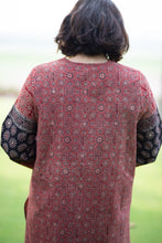 Load image into Gallery viewer, Ajrak Shirt with Silver Panni
