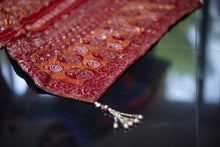 Load image into Gallery viewer, Bandhini with Muqesh Work Wedding Dupatta-Pre Order
