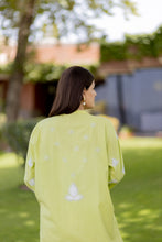 Load image into Gallery viewer, Lemon Green Embroidered Kurta-Pre Order
