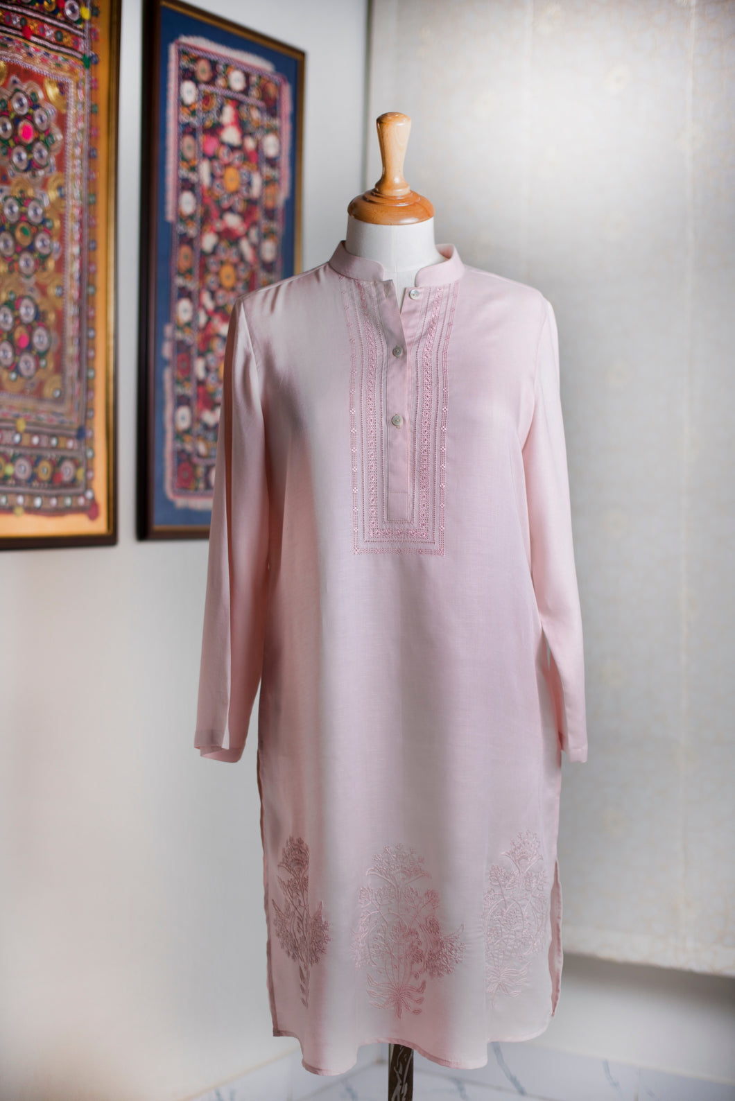 Pink Taar Kashi Shirt